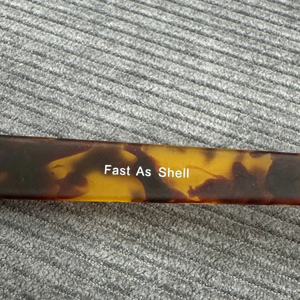 Goodr Fast As Shell Sunglasses Tortoise Cat Eye Blue Mirrored Polarized Lenses